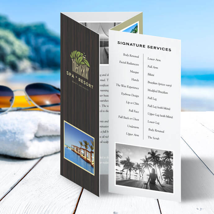 17″ x 11″ Double Parallel Fold Brochure