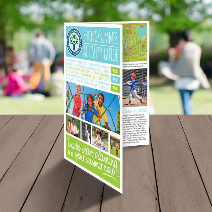 Low-cost and effective, bulletin printing is perfect for your park and recreation, library, city government, or other municipality.