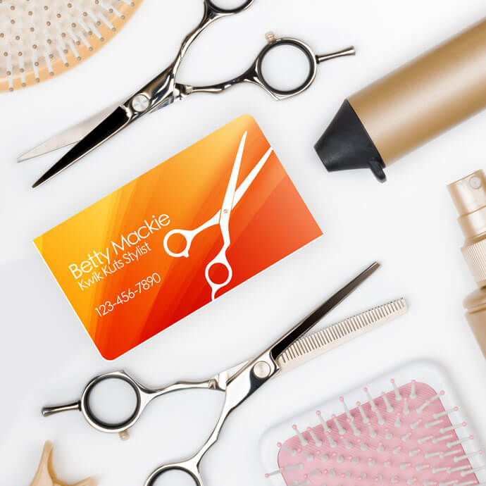 Keep your customers coming back with with glossy UV coated personalized business cards.