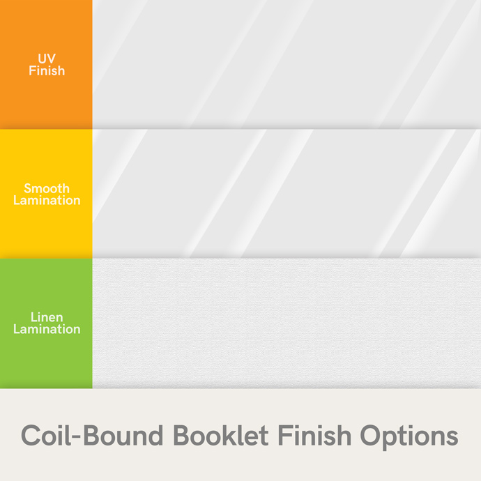 Coil-Bound Booklet Finish Options