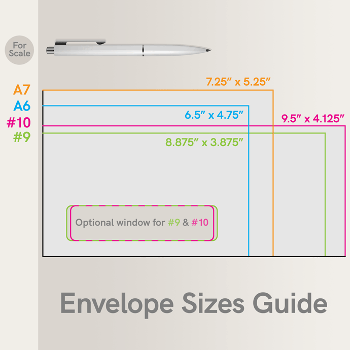 Envelope Sizes Guide