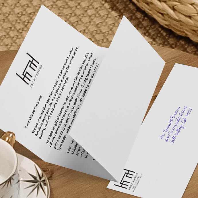 Choose black only printing for cheap yet high-quality letterhead and envelopes printing.