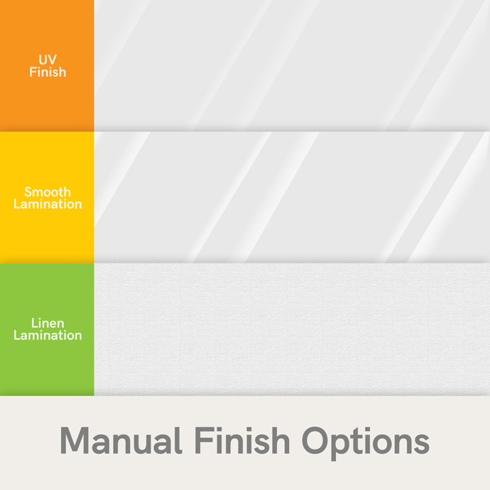 Manual Cover Finish Options
