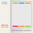 NCR Number Locations