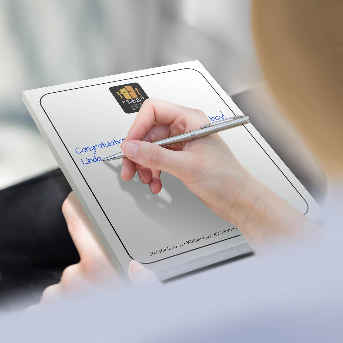 Church Business Notepads