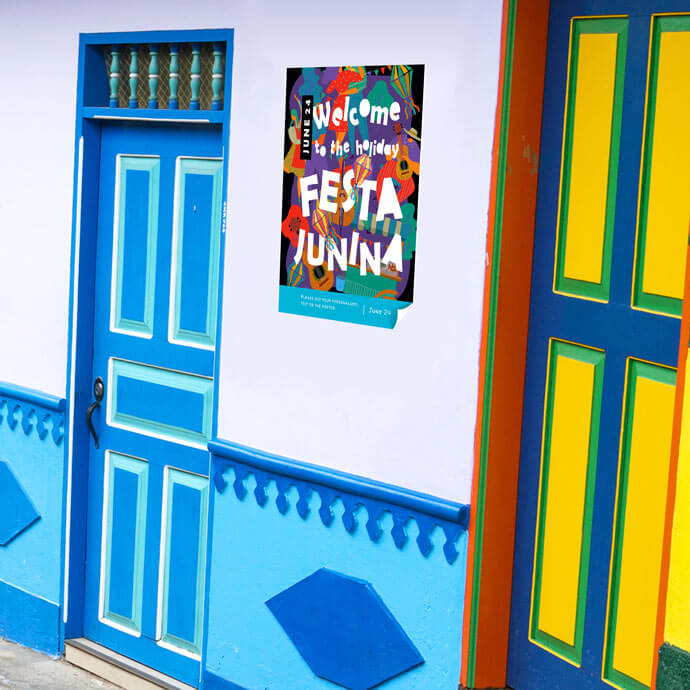 Custom 19 x 25  wall posters are ideal for marketing your celebration or event affordably.