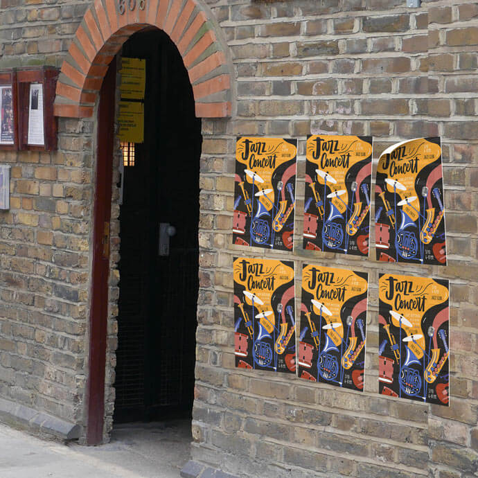 Make a splash for your event with cheap 18 x 24 size posters.