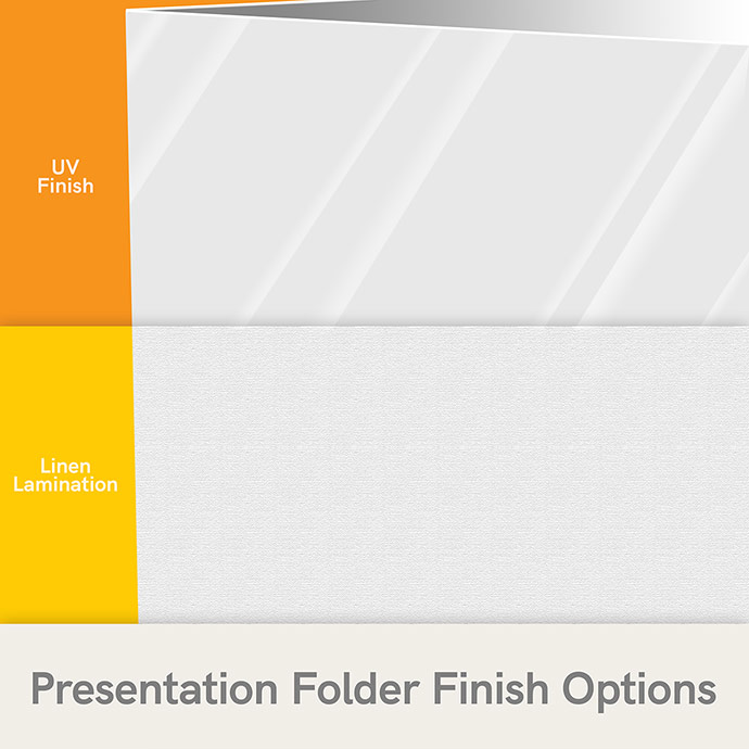 Presentation Folder Finish Options