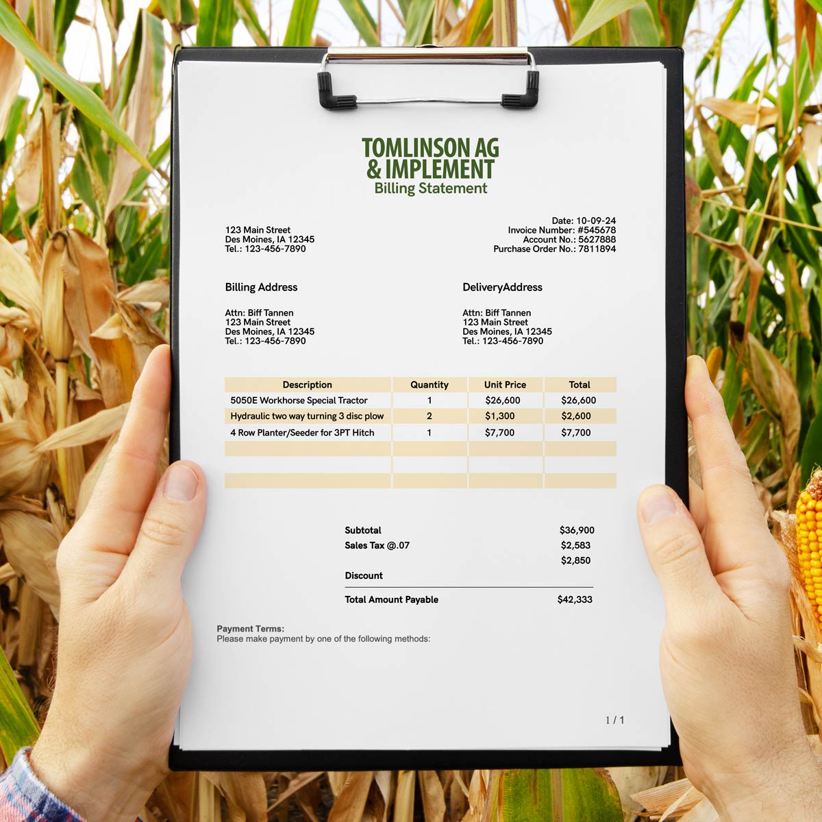 Agricultural Statements