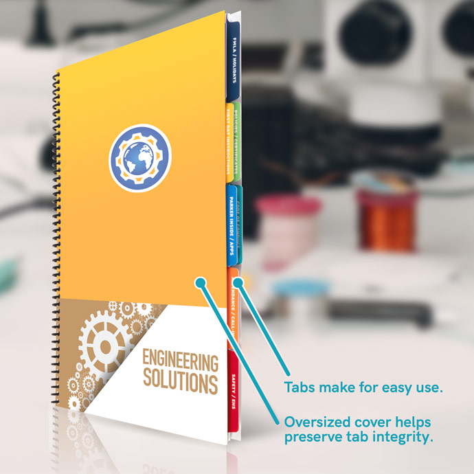 Tabbed Manuals Printing